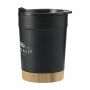 Kobe Bamboo 350 ml koffiebeker - zwart