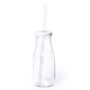 Albio drinkglas met rietje glas 320 ml