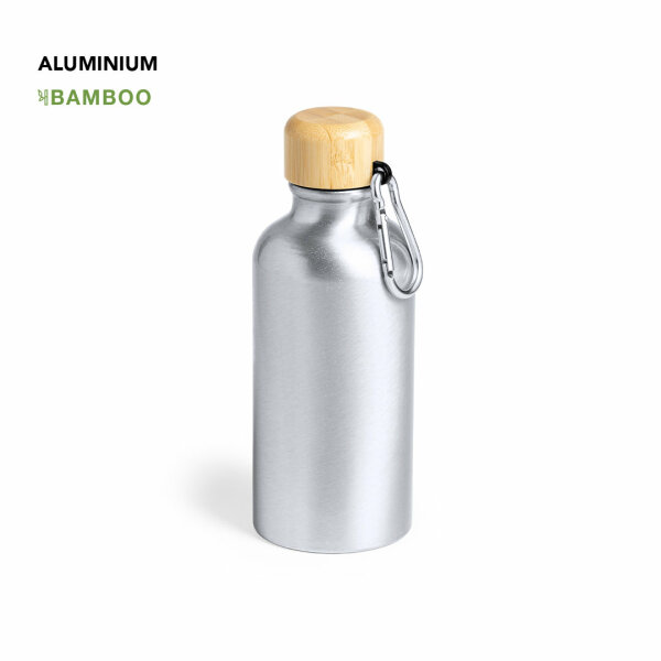 Jorik aluminium fles bamboe dop 400 ml